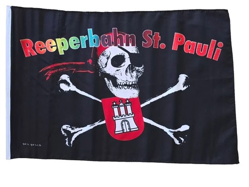 Flagge reeperbahn pauli - flagge,