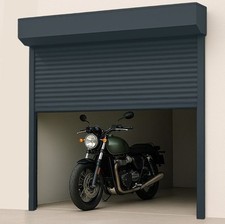 Rolltor Garage Garagentor Anthrazit | Antrieb | Breite: 2200 mm | Selbstmontage