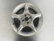 1x Alufelge 16 Zoll 6.5" 4x100 48ET Glanz Silber Mini R50 Rim Wheel