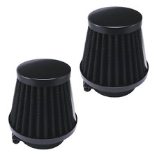 2x 28-30mm Luftfilter schwarz Tuning Renn Sport Mofa Moped Mokick Roller