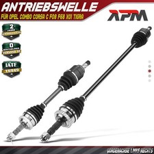 2x Antriebswelle Vorne Links Rechts Mit ABS Ring für Opel Combo Corsa C F08 F68