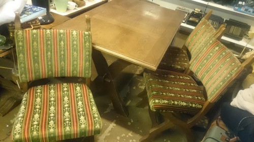 Eiche rustikal set tisch 4 - set,