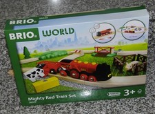 Brio World Rote Lola Bauernhof Zugset