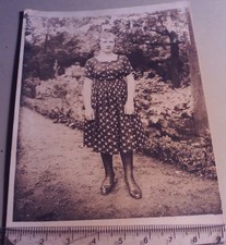 Altes Foto junge Frau in