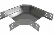 Alupedia Kabelrinne 90° Winkel aus verzinktem Stahl – 100x60 mm Kabelkanal mit S