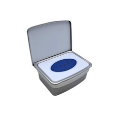 Camargue Feuchttücherbox Wohnaccessoires Paris Edelstahl gebürstet praktisch ele