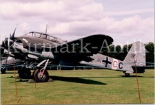 D040 Foto Wehrmacht Farbe colour Repro WL Flugzeug Me410 Emblem Holzschuh