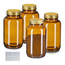 Braungläser Vorratsdosen