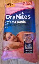 13 Vintage Drynites 8-15 Mädchen Windeln Alte Huggies Goodnites