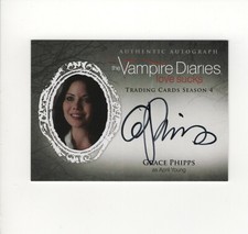 2016 The Vampire Diaries Season Four Autogramm #GP Grace Phipps as April Young