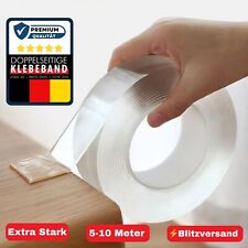 10-5m Doppelseitiges Klebeband Nano Klebe Band beidseitig extra stark wasserfest