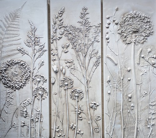 Bas relief teilig - relief, 3-teilig,