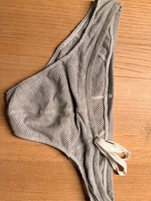 Ruskin Sexy Badehose, Grau, Mesh, Gr. M, gay