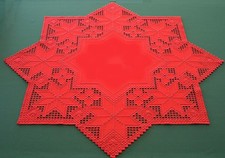 Hardanger Sterne 60cm , Handarbeit.