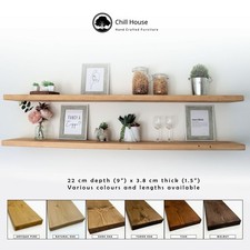 Rustikale Schweberegale