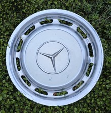 Original Mercedes Benz Radzierblende Radkappe Oldtimer chrom weiß