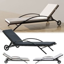 Sonnenliege poly rattan - poly,