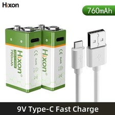 Hixon 9V Blockbatterie Akku