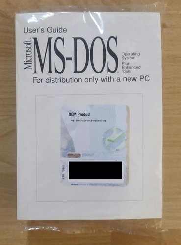 Microsoft dos 22 oem - microsoft, ms-dos