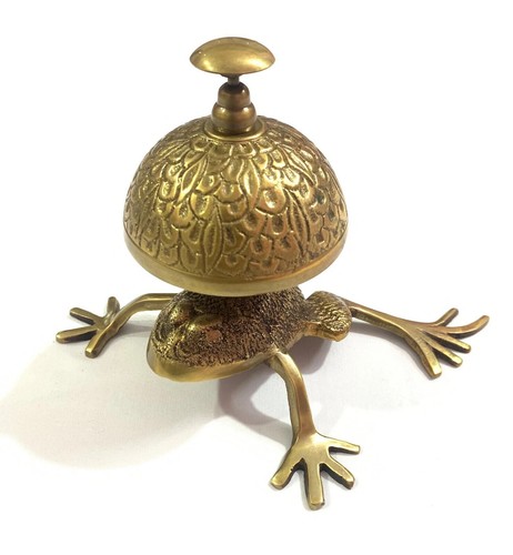 Messing glocke frosch stil - messing,