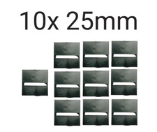10x 25 mm Base Eckbase Schlitz