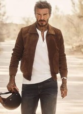 David Beckham Brown Suede