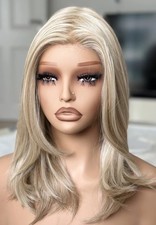 Blond perücke remy hair - blond, |