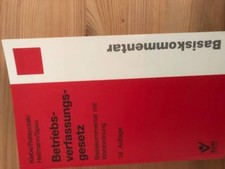 Klebe BetrVG Kommentar 18. Aufl. Betriebsverfassungsgesetz Arbeitsrecht