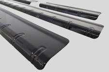 Einstiegsleisten für VW TIGUAN 3 ab`24 Schwarz GLANZ Sicken Pulverbeschichtet