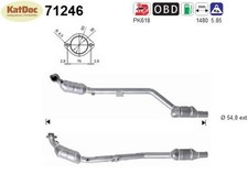 ✅ Katalysator für Mercedes C-Klasse/CLK, rechts, 2.6/3.2, 125/160kW, Euro 4