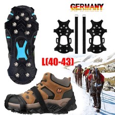 Größe 40-43 Anti Rutsch Schuhspikes Ice Grips Schuhkrallen Steigeisen für Schuhe