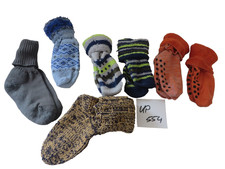 Kleiderpaket 7 Paar Socken Gr. 35 - 38 Kinder Stoppersocken Wollsocken  KP554