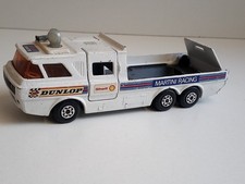 Racing Car Transporter 1972 weiß Matchbox Super Kings K-7 #119