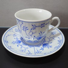 Porzellan Espresso-/Mokka-/Sammel-Tasse FRIESISCH BLAU von AW (August Warnecke)