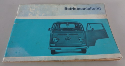Betriebsanleitung bus t2a - vw,