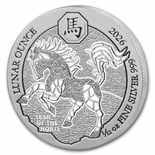 Lunar pferd 2026 999 silber - pferd,