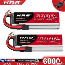 2Stück HRB 4S 6000mAh 14.8V