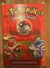 Pokémon Themendeck Buschfeuer (Deutsch, WOTC 1999) , mit Box & Zubehör