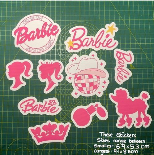 Barbie bedrucktes mattes - , vinyl