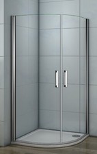 Duschkabine 90x90 Viertelkreis   Glas mit Nanobeschichtung     NEU