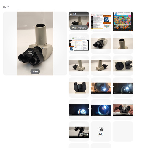 Neuwertig nikon trinokular - nikon,
