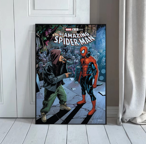 Spider man und eminem poster - spider-man,