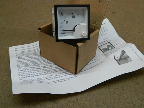 Gossen amperemeter 200a ac - 1x,