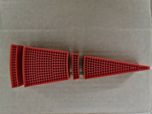 Segmentsatz teilig rot - 4-teilig,