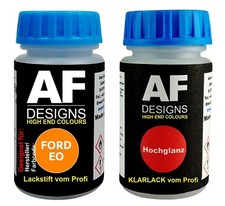 Lackstift für FORD EO Electric Orange Pearl + Klarlack je50ml Autolack Basislack