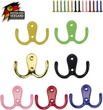 7er Garderobenhaken Set bunt -