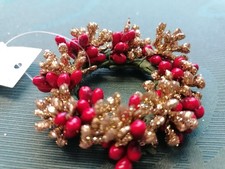 2x Kerzenring Kerzenkranz für