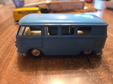Automodell Gama Mini Mod 1:43 955/T1 Bus/Blau/Western Germany/1950er-Original 