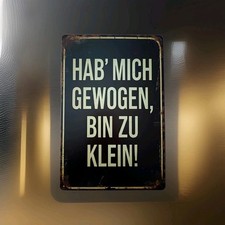 Blech- Metallschild -SPASS