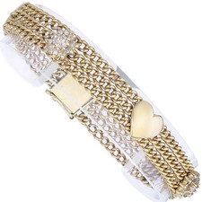 Armband herzen diamanten 585er - herzen,